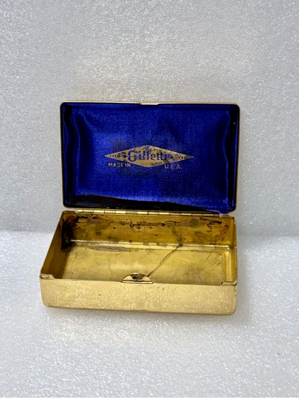 Vintage Gillette Metal Case